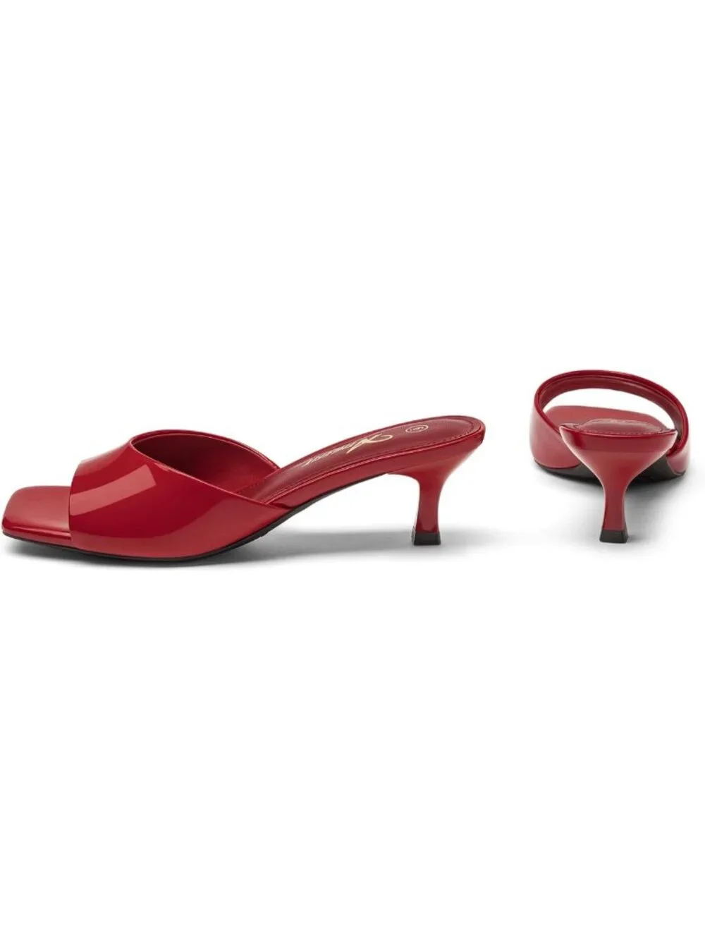 Chic Square Toe Kitten Heels for Women - Stylish Heeled Sandals for Office